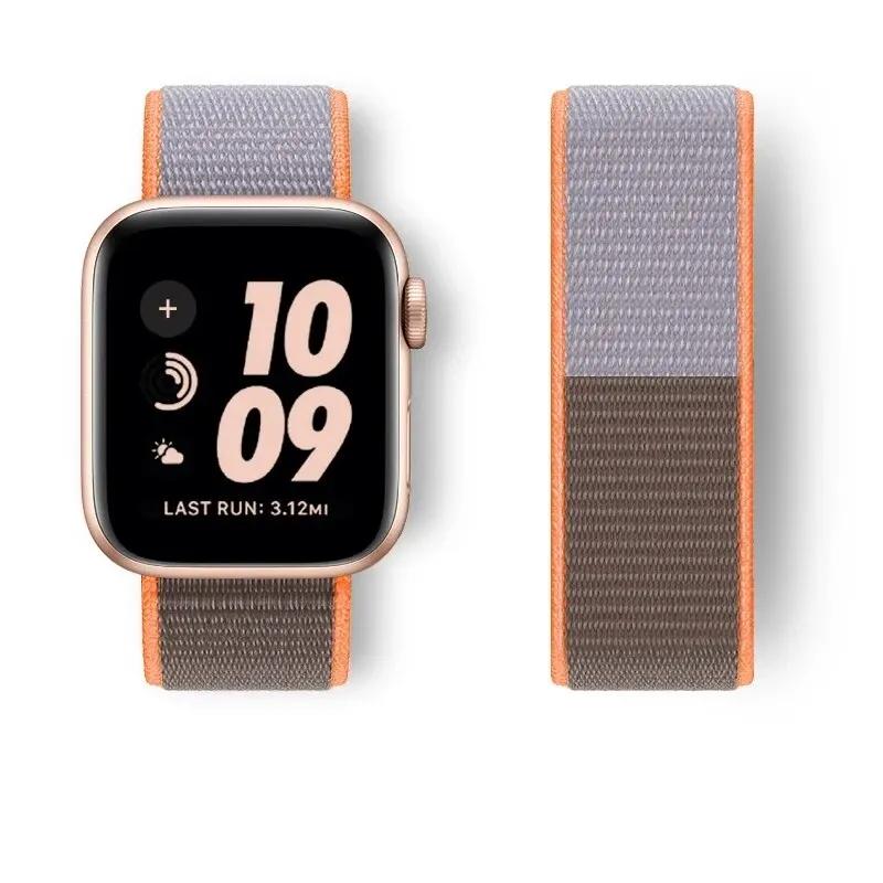 Nylon loop For Watch Band Ultra-2 49mm 44mm 40mm 45mm 41mm Sport pride Bracelet iwatch Strap Series 9 8 se 7 6 5 4 3