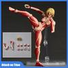 Эта потрясающая фигурка Amazing Yamaguchi Revoltech №068 Энни Леонхарт Женский Титан Атака на Титанов из ПВХ является новой моделью, игрушкой, подарком, развлекательной, безопасной для игры