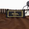 Fendi Футболка с логотипом, короткий рукав, цвет Pi Pink Brown, вискоза, женская, б/у