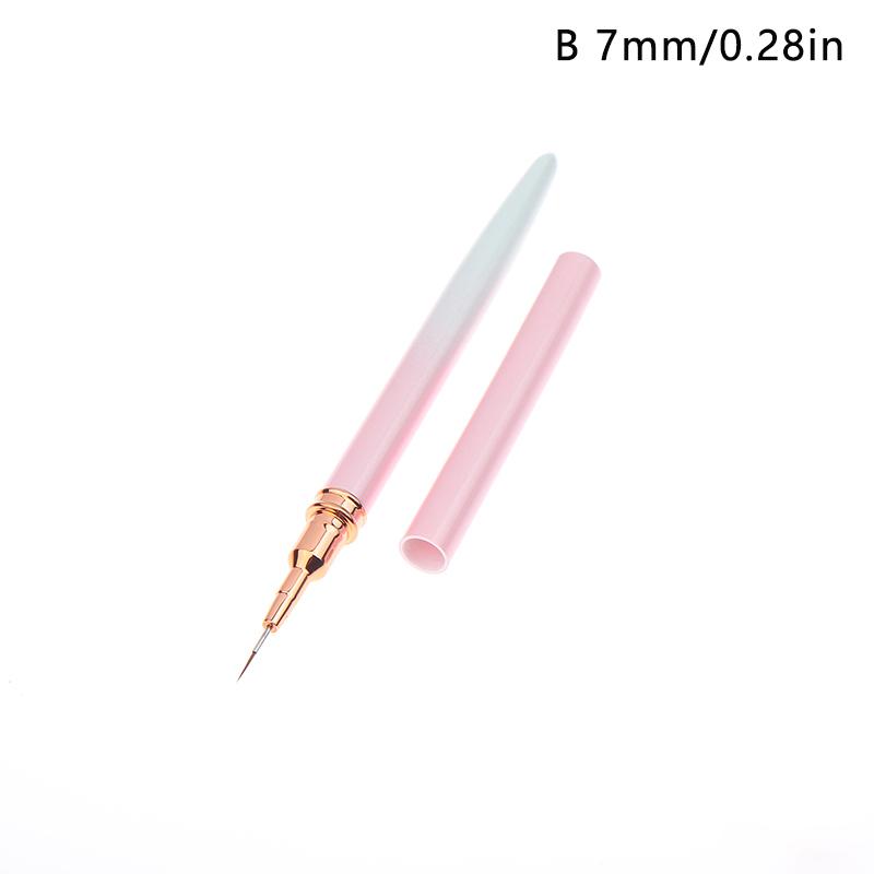 1/5 шт. Профессиональные кисти для дизайна ногтей, кисти для прорисовки линий, инструмент, ультратонкие кисти для рисования деталей, кисти для рисования, ручки для маникюра, инструменты