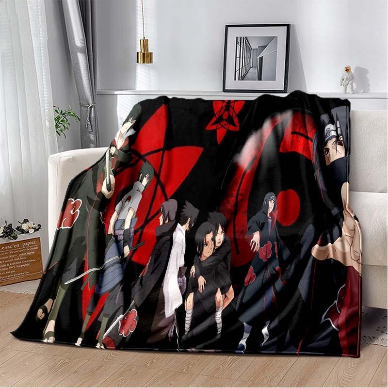 Одеяло Наруто, высококачественное фланелевое теплое мягкое плюшевое одеяло на диван-кровать, подходит для кондиционера, одеяло для сна
