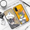 Мягкий чехол JT50 Tom and Jerry Cat Mouse для Xiaomi Poco X6 X4 M5 M6 F5 F6 C65 C55 C50 C51 C40 Pro Redmi 14C A3X 13C 12C 11T 10A 9C Note 7 6 8A Plus