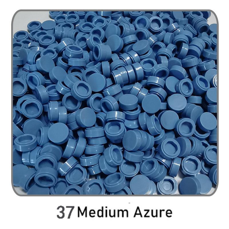 1000Pcs City Building Blocks Flat Tile 1x1 Round Bricks DIY Enlighten Blocks Parts 98138 Blocks for Boys Girls Gifts Children