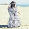 Bathing Suit Cover Up For Women Bohemian Printed Swimsuit Cover-ups Sexy Plus Size Loose Summer Maxi Kimono Dress Tunic Beach Wear Swim Suit Cover Up