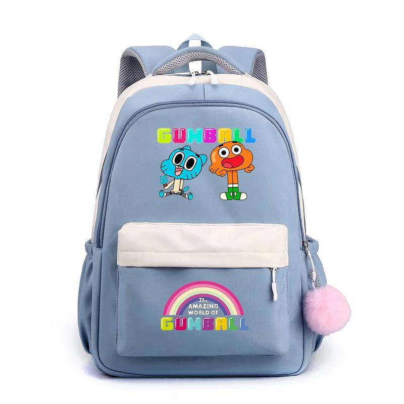 The Amazing World of Gumball Backpack Primary Students Rucksack High Quality Children Backpacks Boy Girl Fashion Schoolbag Gifts