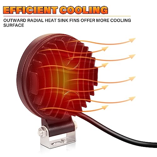 4 шт. 3,2 дюйма 42 Вт МИНИ светодиодный рабочий свет 12 В 24 В светодиодная световая панель узкий угол светодиодный рабочий свет IP67 водонепроницаемый светодиодный прожектор 6000K белый для вилочного погрузчика