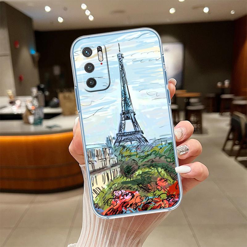 UP42 Paris Eiffel tower Transparent Phone Case for Motorola Moto Edge 20 30 40 50 S30 Fusion Ultra Pro Neo Lite + G200 G23