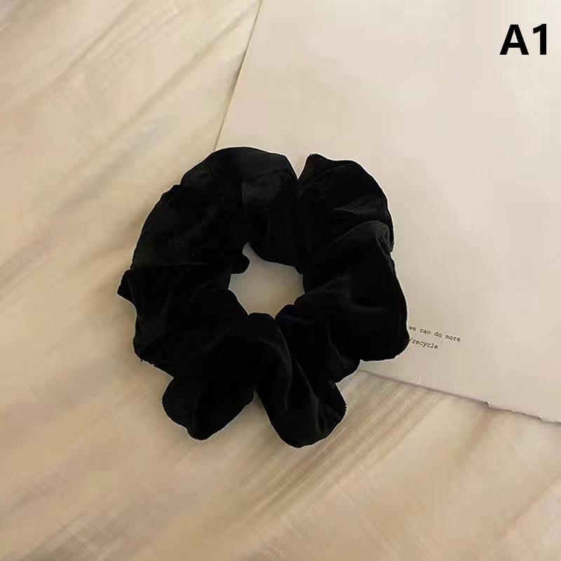 Винтажная бархатная резинка для волос для девочек, держатель для хвоста, большая эластичная резиновая веревка для волос