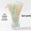Individually Wrapped Bent Colored Straws for Milk Tea, Soy Milk, and Beverages