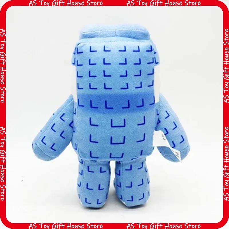 Roblox Cute Pixel Shark Plush Doll Steal A Brainrot Game Peripheral Soft Stuffed Toy For Game Fans Home Bedroom Decor