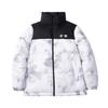 Li Ning Hot Pot Down Jacket Series Stand Wool Jacket Short Теплый пуховик Унисекс Куртки Антарктида-серый AYMU609-2