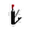 Magnetic Bottle Opener Wine Bottle Shaped Champagne Corkscrew Creative Refrigerator Magnet  Gifts