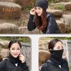 Women Scarf Thick Warm Elastic Knitted Anti-slip Multifunctional Lightweight Windproof Unisex Cycling Piled Neck Warmer Headband Hat Winter Neck Wrap