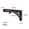 2pcs Bracket Shelves Storage Rack Steel Bracket Triangular Folding Wall Hanging Support Foldable Shelf Angle Mounting Bracket