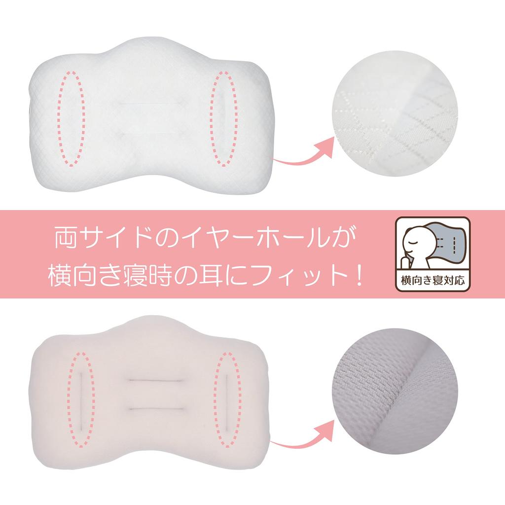 Подушка MORIPiLO Morishita, Удобная для сна на боку, Пена с памятью, Серая, Прибл.. 43x63см, Номер продукта: 4620629