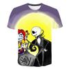 Halloween Skull Graphic Men's T-shirts Harajuku Hip Hop Streetwear Short Sleeve Loose Top