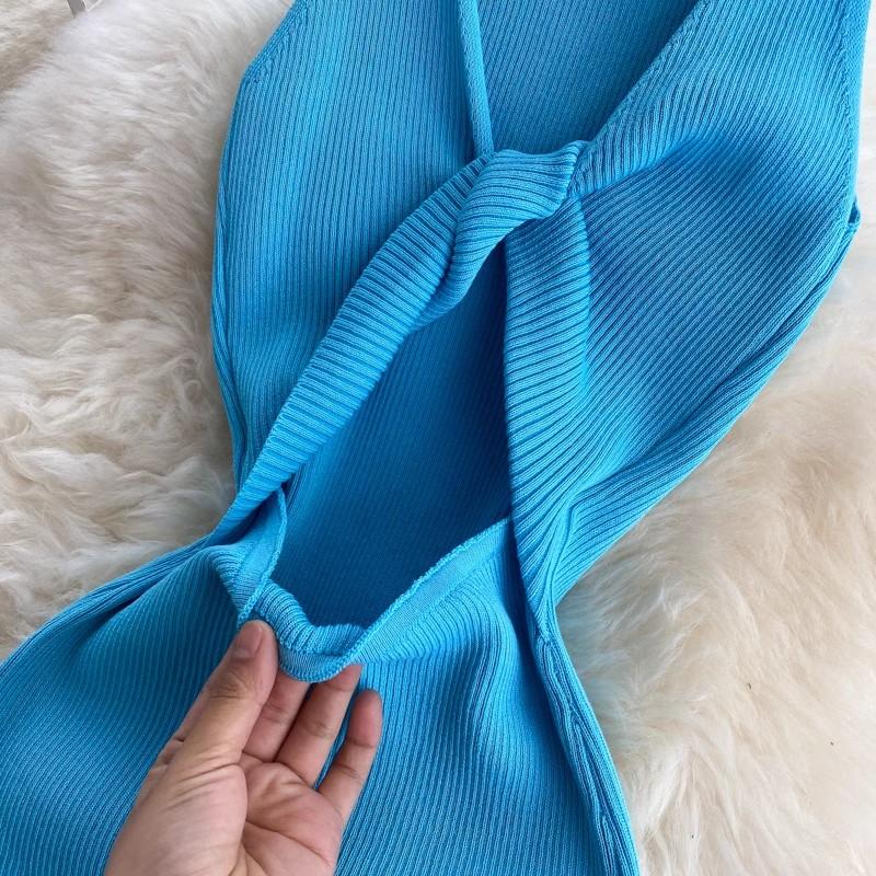 Полое платье с запахом без рукавов, сексуальное модное эластичное облегающее платье для вечеринки, элегантное платье, шикарное летнее женское платье для пляжного отдыха и отдыха