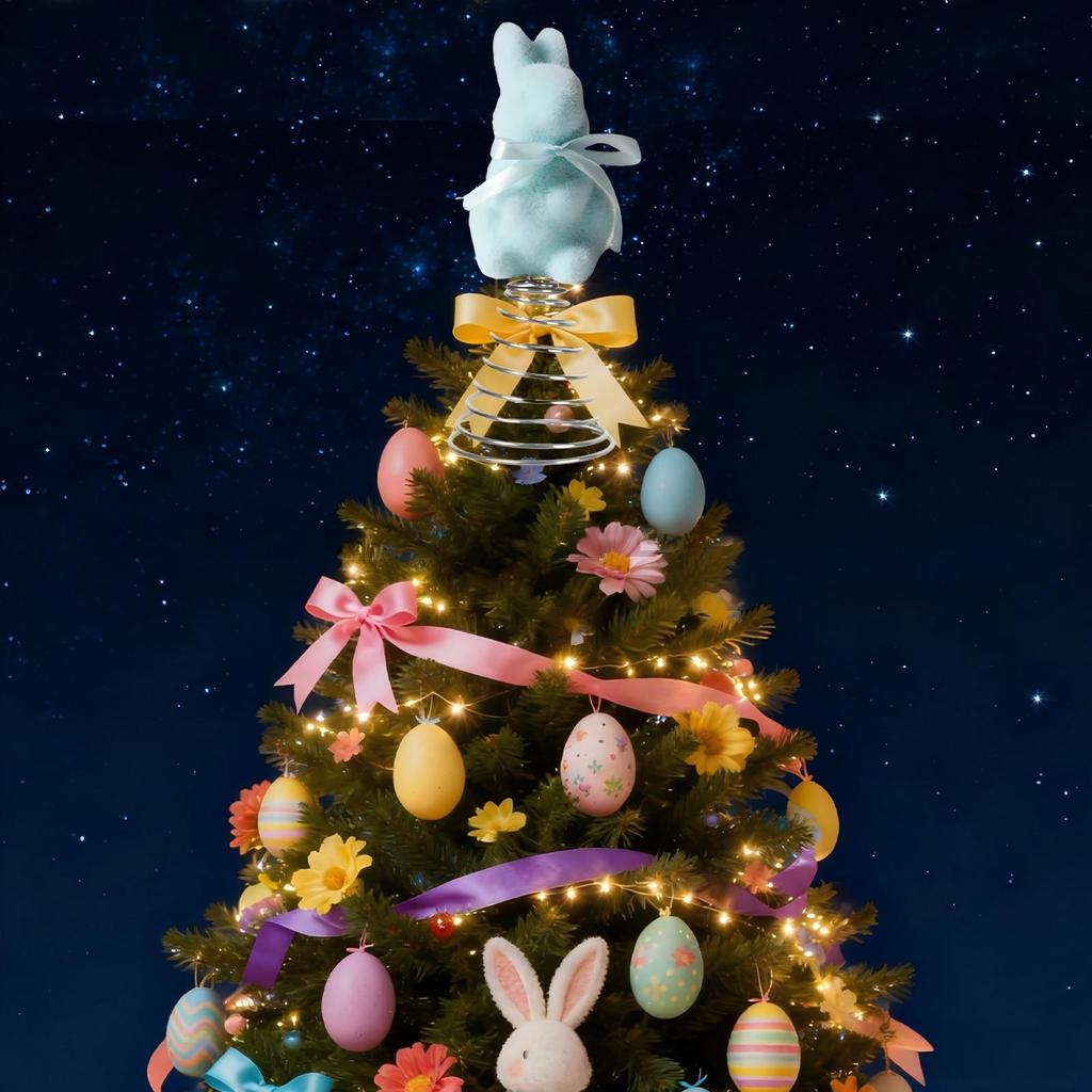 Имитация flocking Easter Bow Bunny Домашнее украшение для садов и дворов.