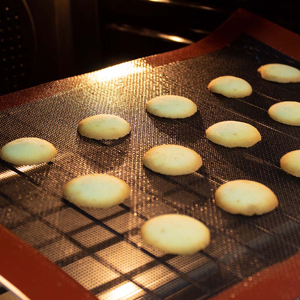 Силиконовый противень для выпечки 30x40 см, многоразовый, антипригарный, термостойкий противень для выпечки печенья, для духовки, гриля, микроволновой печи