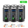 CR123A Battery 2250mWh 3.7V Rechargeable Li-ion 16340 Batteries For LED Flashlight 16350 RCR123 Battery+USB Type-c Cable