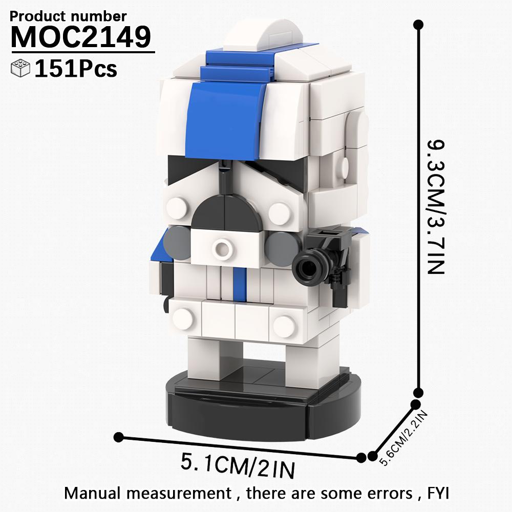 MOOXI MOC Космическая Война Brickheadz Межзвездный Sci-Fi Робот Совместимые Фигурки Строительные Блоки Игрушки Для Взрослых Для Детей Подарок Кубики