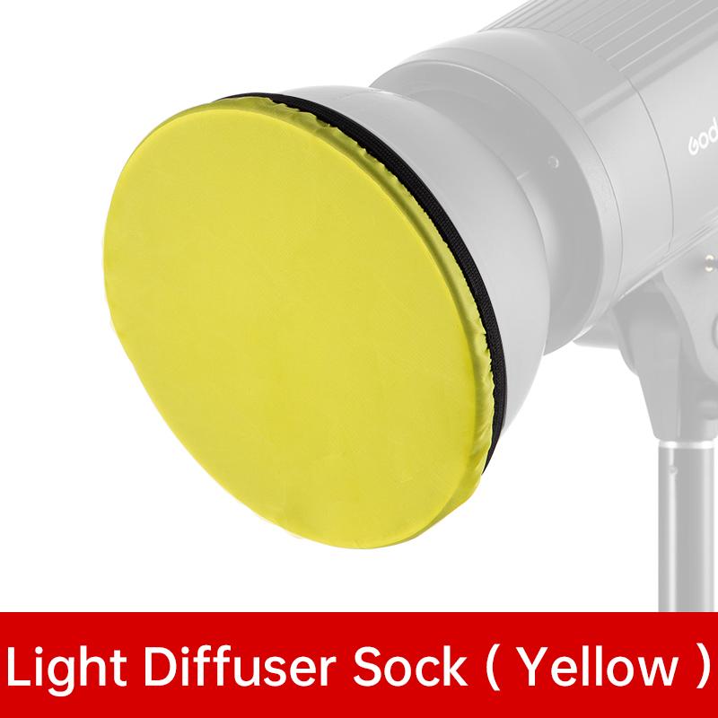 Soft Light Diffuser Sock 7" 180mm 6 Colors Cloth Filter for Bowens Mount Standard Reflector Diffuser Shade Dish Honeycomb Grid