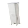 Dry Wet Sorting Garbage Cans Large Capacity Movable Heightened Dry Wet Classification Trash Can for