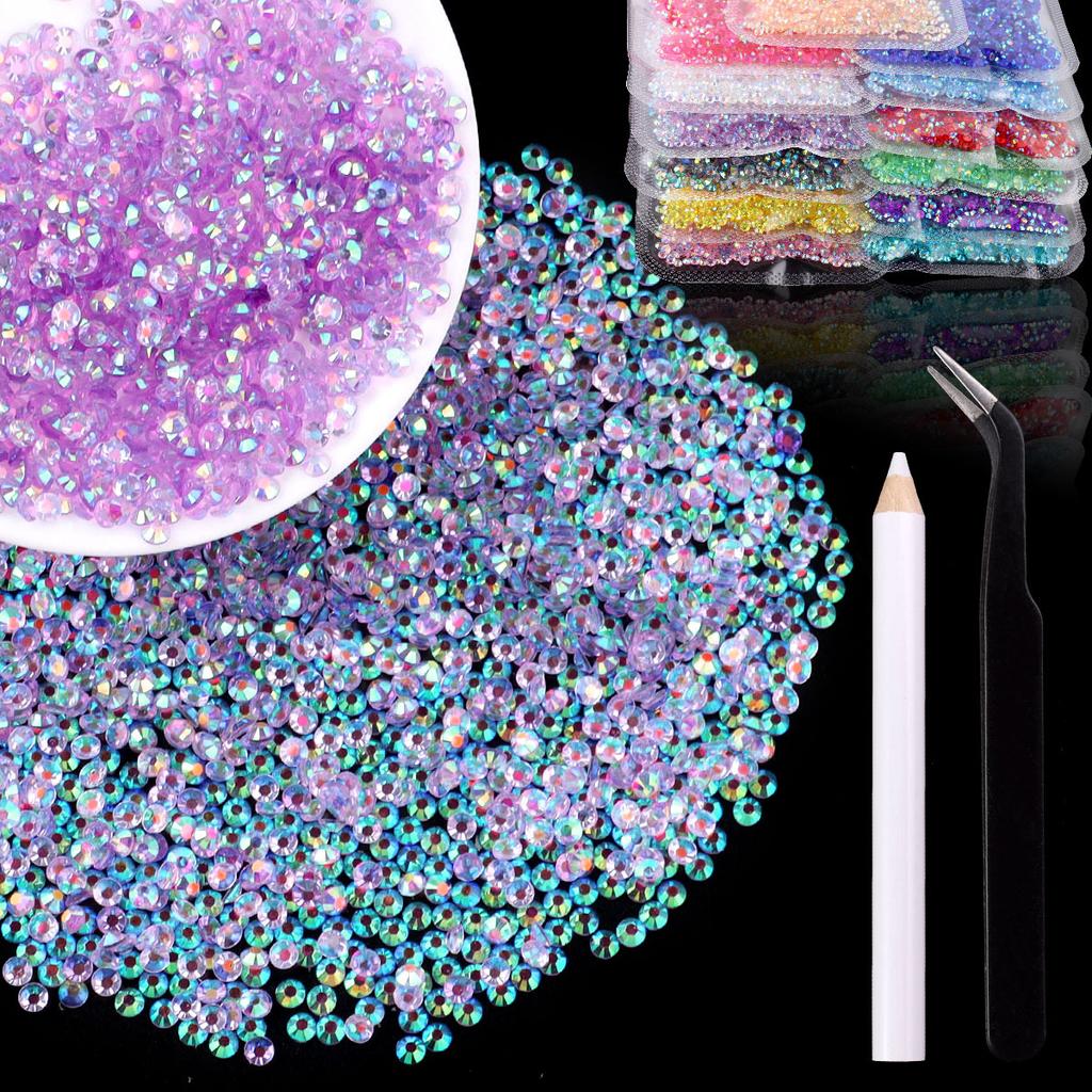 2Mm3Mm4Mm Flat Bottom Resin Drill Diy Handmade Mobile Phone Case Beauty Sticker Drill