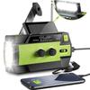Emergency Radio Hand Crank Solar 4000mAh USB Charging FM AM WB NOAA Weather Radio Emergency SOS Alarm LED Flashlight Power Bank