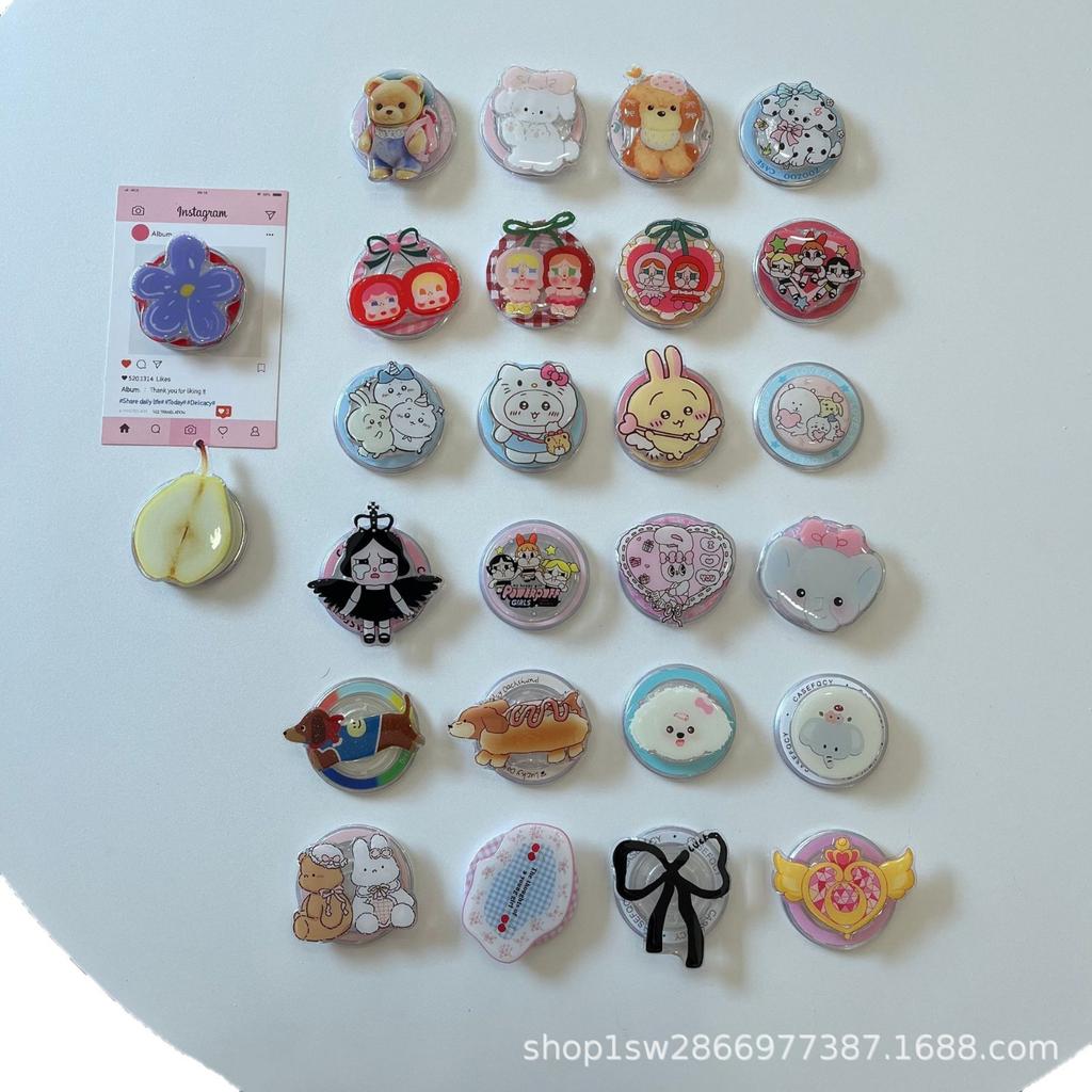 Cute Cartoon Gi Yi Ka Magnetic Airbag Magsafe Stand - Strong Magnetic Adsorption & Retractable Patta Design