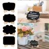 10pcs Easel Stand Message Board Memo Props Writing Board Mini Chalkboard Signs Wedding Party