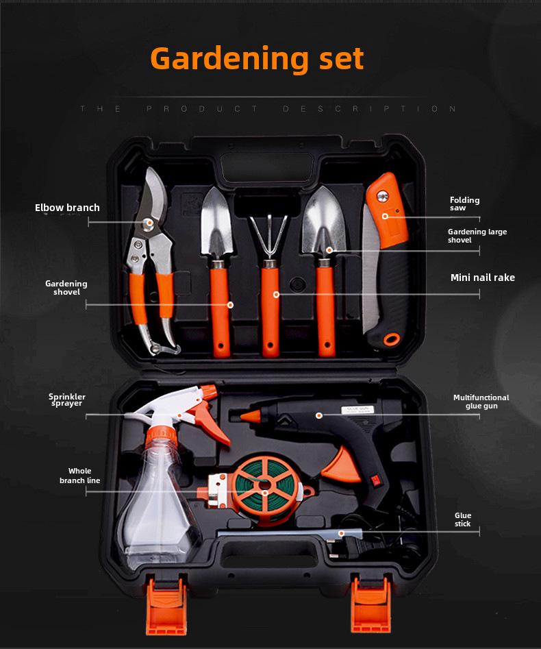 Набор бытовых электро- и ручных инструментов: Комплексный набор для деревообработки и ремонта