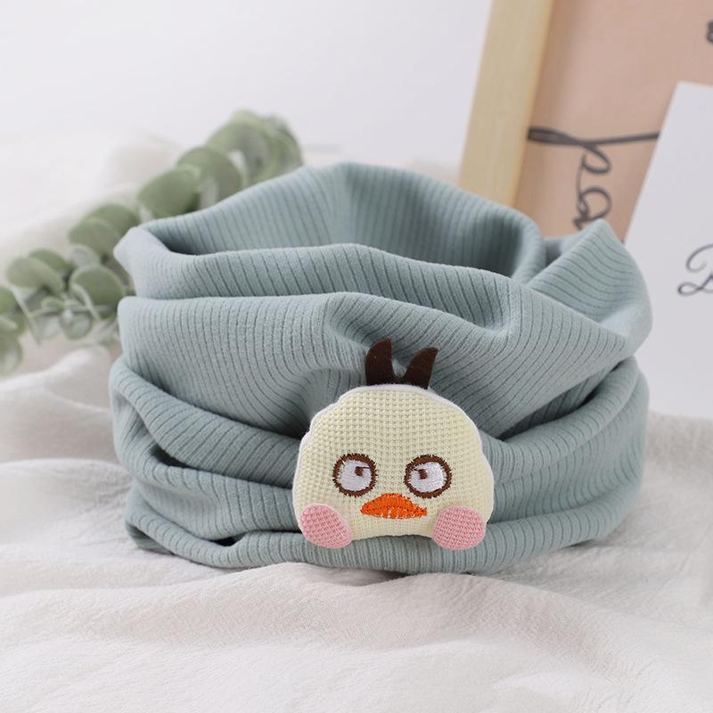 Приятный для кожи осенне-зимний универсальный утолщенный детский плюшевый шейный платок для школьников детский шарф