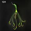 Carbon Steel Explosion String Hook Method Leader Stainless Steel Feeder Hook  Fishing
