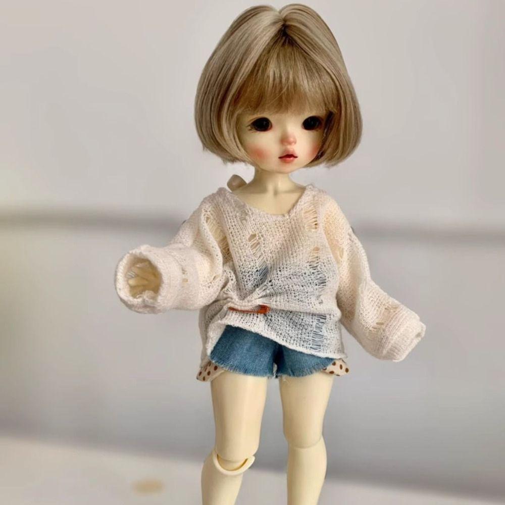 Шерстяное пальто ручной работы, модные свитера принцессы, футболки, штаны для кукол 1/6 BJD 30 см