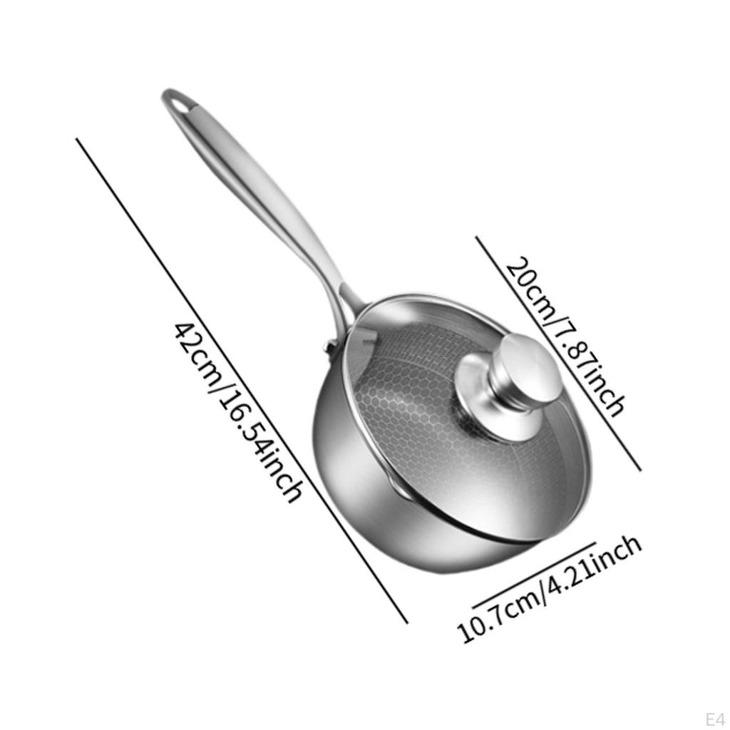 Кастрюля для приготовления супа, кастрюля для кухни, кастрюля из нержавеющей стали, молоко для домашнего ресторана, бара, кипячение