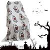 Halloween Ghost Reader Blanket Throw Blankets Ghost Reading Book Ghost Reading Blanket Fit Couch Sofa for Adults