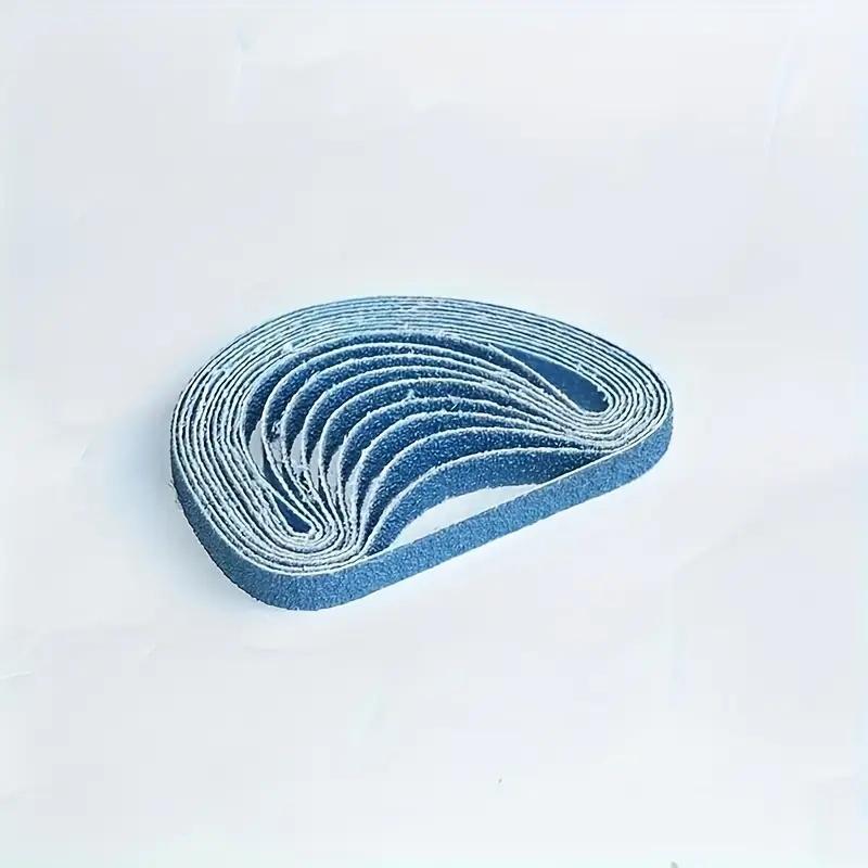 10/12 шт. корундовая наждачная лента, размер 10x330 мм (3/8 дюйма x13), множество спецификаций зернистости: 40/60/80/120, подходит для машинного использования