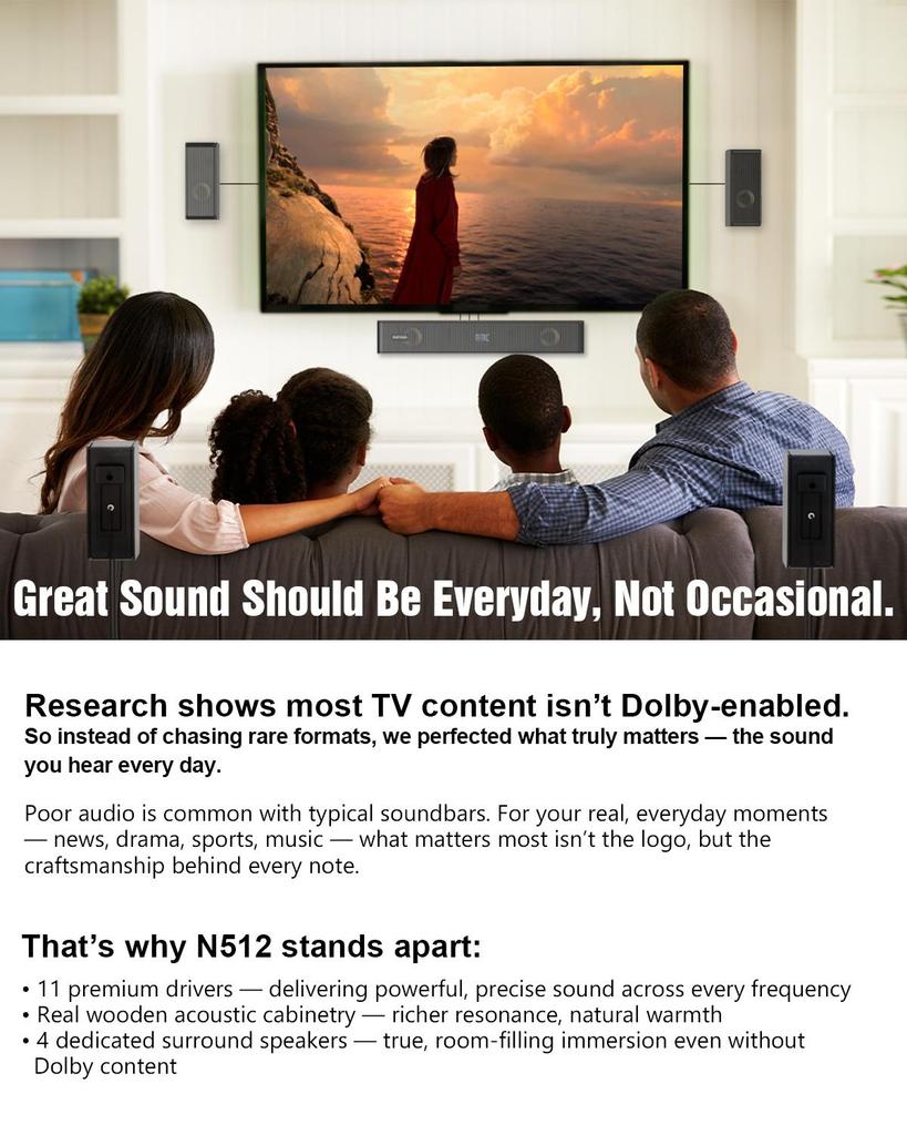 Hiwill-Audio N512 Home Theater Soundbar