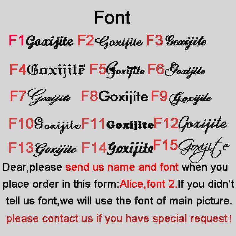 Goxijite индивидуальный регулируемый именной женский детский браслет из нержавеющей стали персонализированный детский браслет с табличкой с именем ювелирные изделия