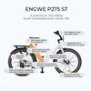 Electric Bicycle Adult ENGWE 27.5" 250W Motor 36V 19.2AH City Ebike Top Speed 25Km/h Load 120Kg 9 Speed P275 ST