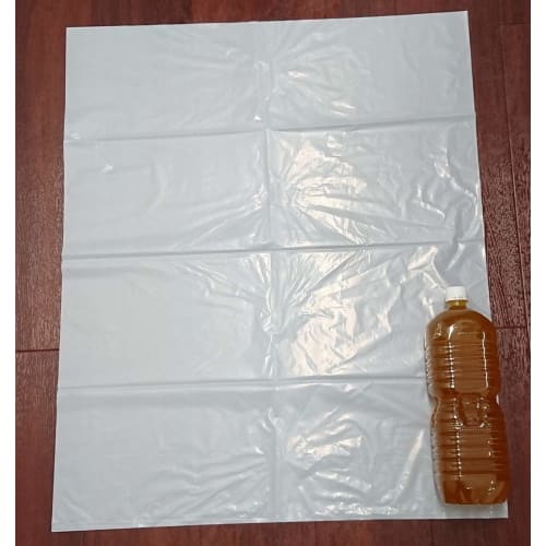 Nippon Giken Kogyo Semi-Transparent White Garbage Bags, Heavy Duty, 45L, 10-Pack, WH-6