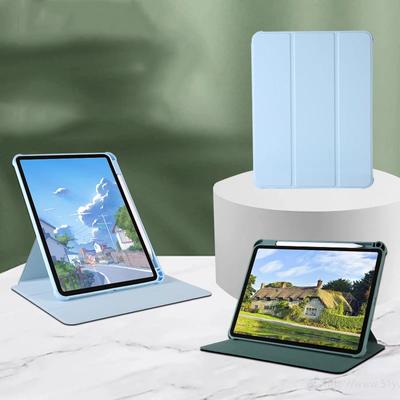 Чехол для iPad Pro 11 2021 Air 4 5 2020 2022, вращение на 360° с крышкой-держателем для карандашей для iPad 10,5 10,2 7, 8, 9 поколения, Funda