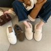 Туфли Мао Мао для женской зимней одежды 2025 новые весенне-осенние модели на толстой подошве и с внутренней высотой 5 см, валенки из бобового хлопка