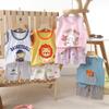 Children's Cotton Vest Set Summer Girls and Boys Casual Two-piece Set