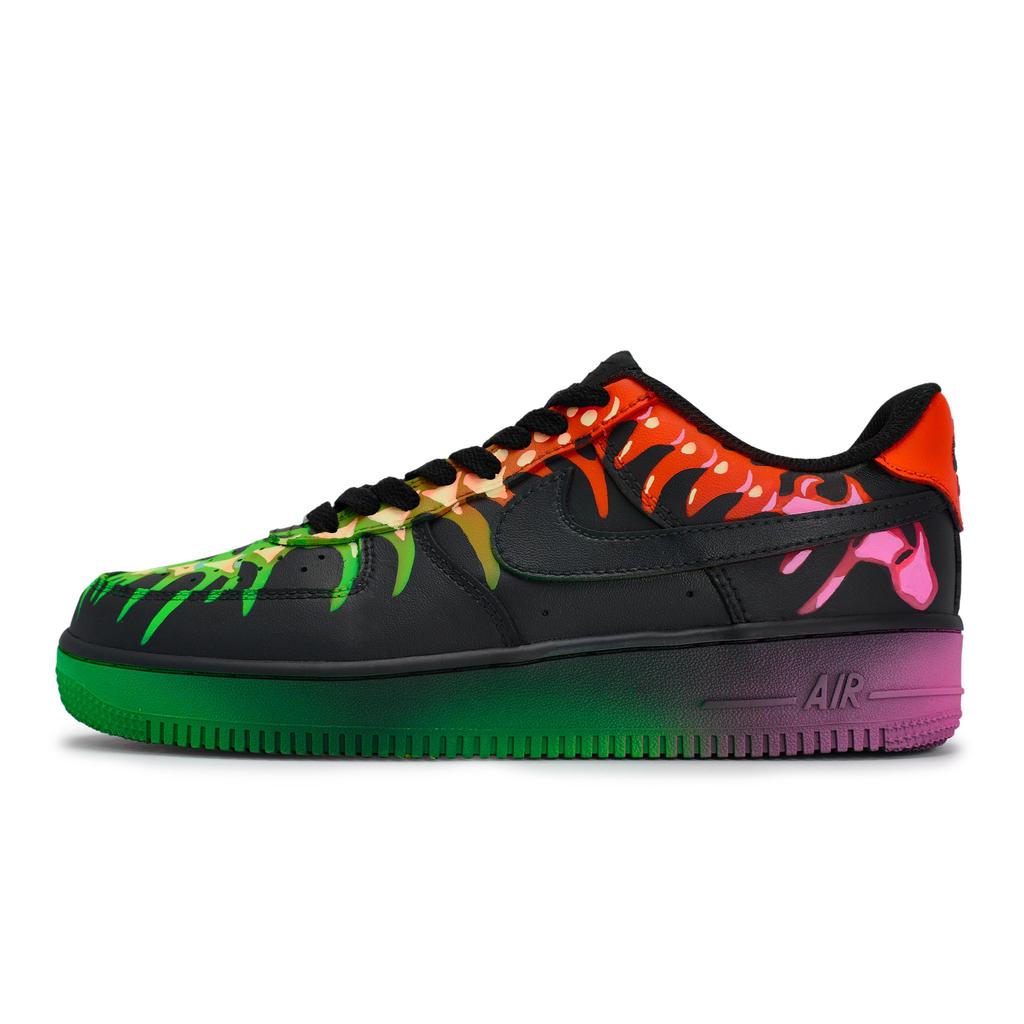 Nike Nike Air Force 1 Низкие Скользкие Скейтбордические Кроссовки Унисекс Черные CW2288-001(Team80-S-BOX)