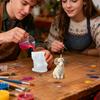 Форма для изготовления свечей из овечьей шерсти Силиконовая форма для изготовления свечей в виде овечки Форма для литья из смолы в виде ягненка для мыла, гипса, украшений, поделок из смолы, глины