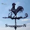 Animal Weather Vane Metal Roof Mount Animal Wind Indicator Easy Installation Weatherproof Weather Vane for Patio Sheds Yard Decor
