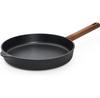 Сковорода Woll Eco Logic QXR чугунная индукционная 28 см с деревянной ручкой (528WLCI-Q)