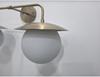 Mid Century Globe Wall Lamp Handmade Brass Sconce